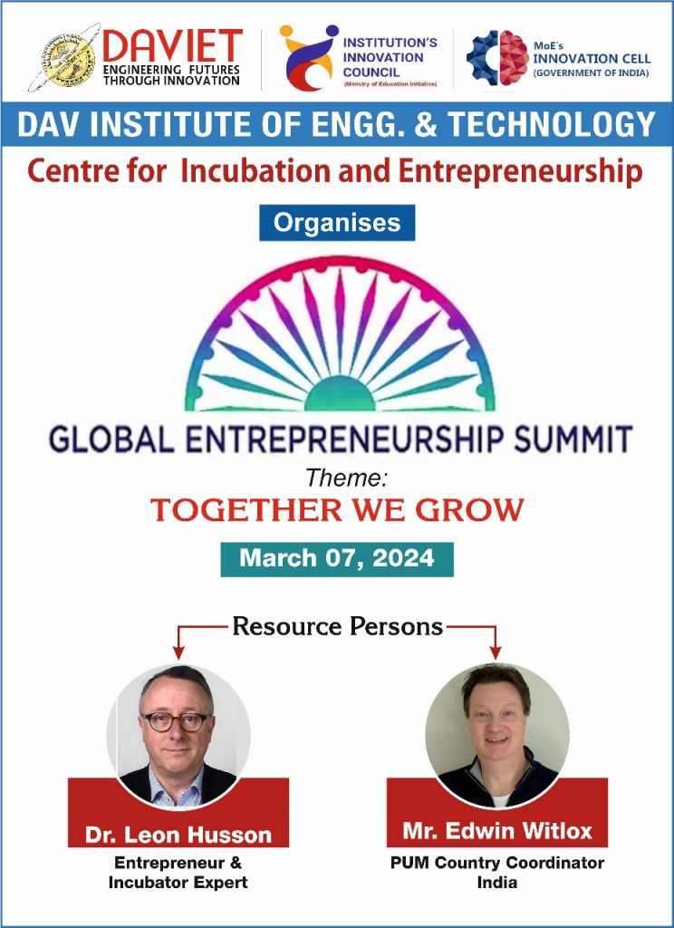 CIE Cell conduct Global Entrepreneurship Summit