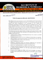 Policy Document For Differently-Abled Students