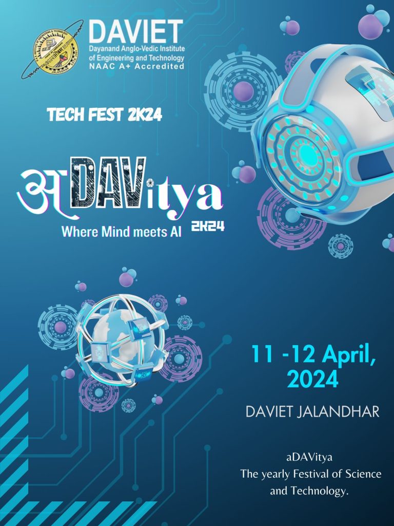 2-days Annual National Techfest : aDAVitya 2024